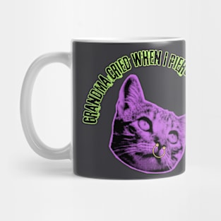 Punk Cat Piercing Mug